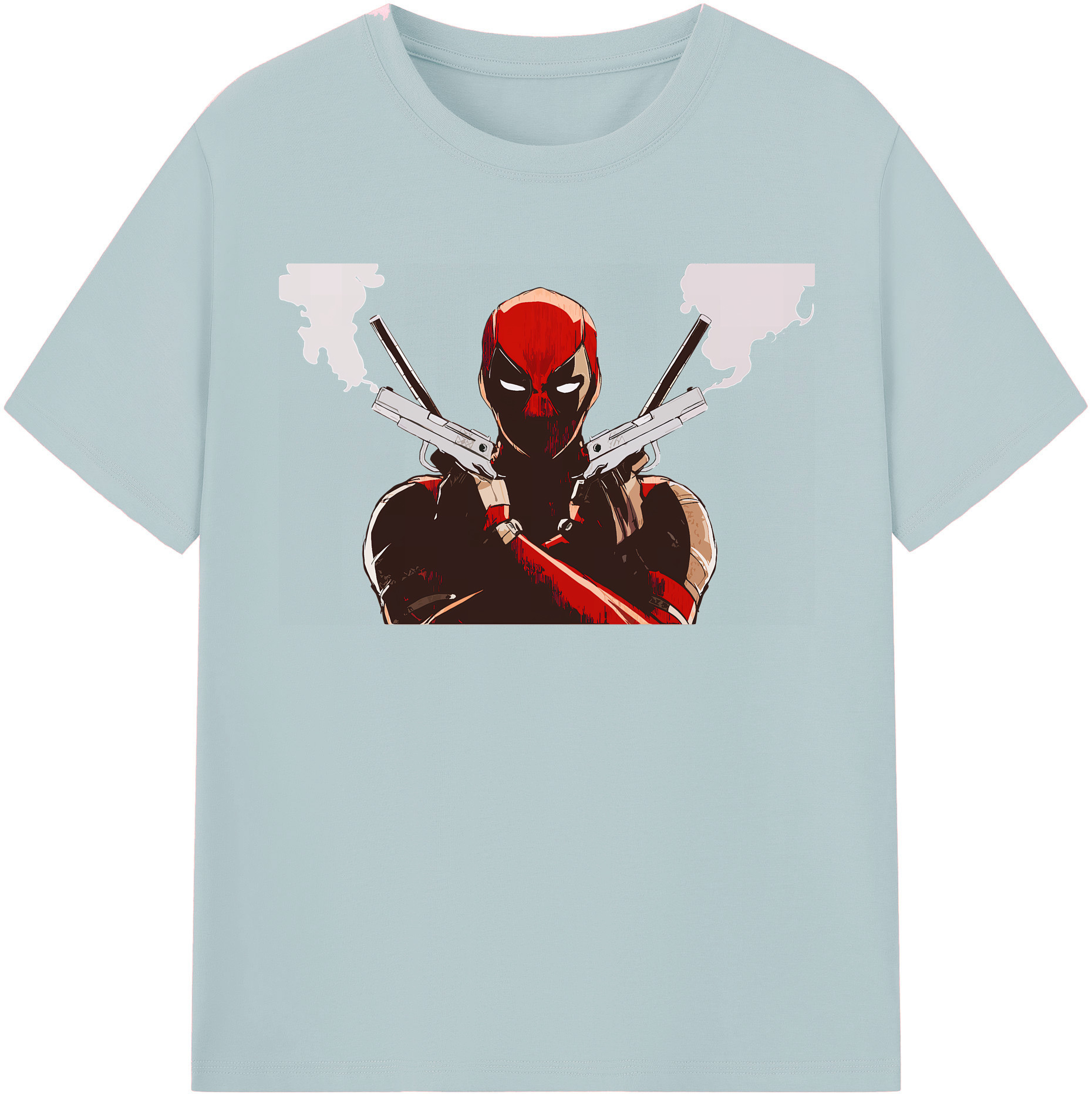 （画像用） Deadpool デッドプール 綿100％半袖Tシャツ（フロントプリント）